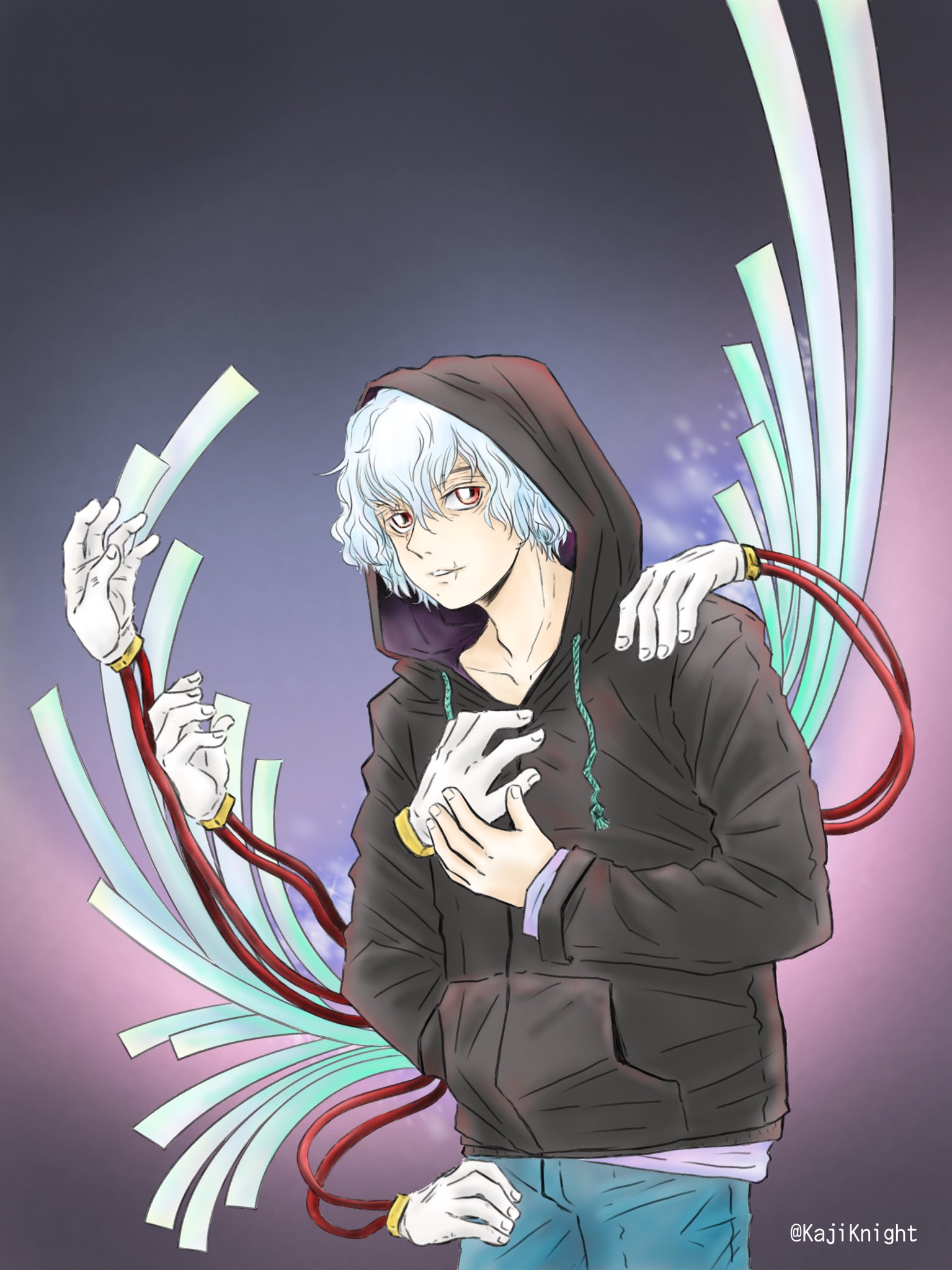 加持ナイト 僕のヒーローアカデミア ヴィラン連合のリーダー 死柄木弔 しがらきとむら とむらくん 純粋なイメージで 夜空に合わせた ヒロアカ 死柄木弔 しがらきとむら 志村転弧 弔くん 僕のヒーローアカデミア イラスト Ibispaintx