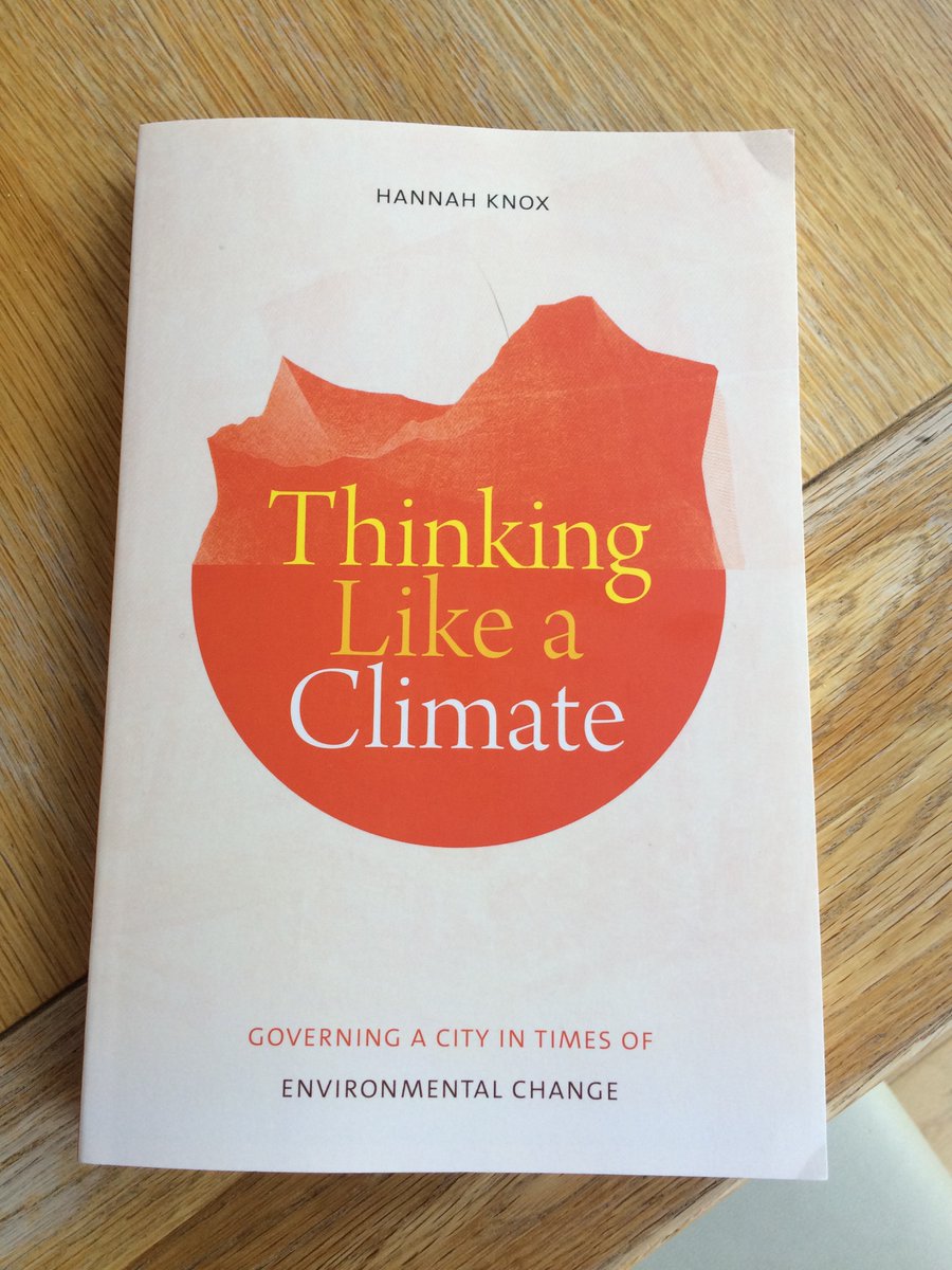 Hannahcknox's tweet image. Book arrived today. @DukePress make books so beautiful! Thanks so much to all who helped along the way, including @marcsrhudson @lowwintersun  @McrClimate @mcr_climate @TyndallManc @gfosado and many more.