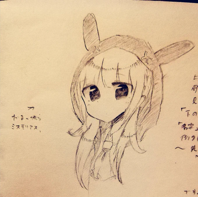 これは3年くらい前に初めて描いた虚露れな………(創作)
滅茶苦茶過去絵なので注意。これに比べたら多少は上手くなったと信じたい。 
