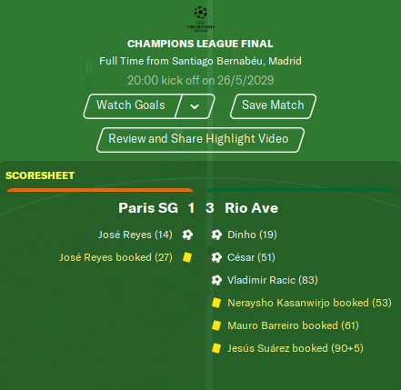 FMOverload_'s tweet image. We have done it!! 

After ten years we have won the Champions League with Rio Ave!! 🇵🇹🇵🇹

Absolutely my best achievement on FM!! 🎉🎉🎉

#FM20