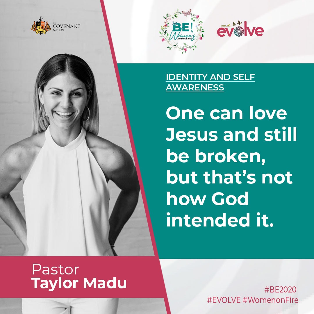CovenantCCentre's tweet photo. One can love Jesus and still be broken, but that’s not how God intended it. - @Taylormadu
#BEConference #BE2020 #Evolve #WomenOnFire https://t.co/vHkQJVYE01