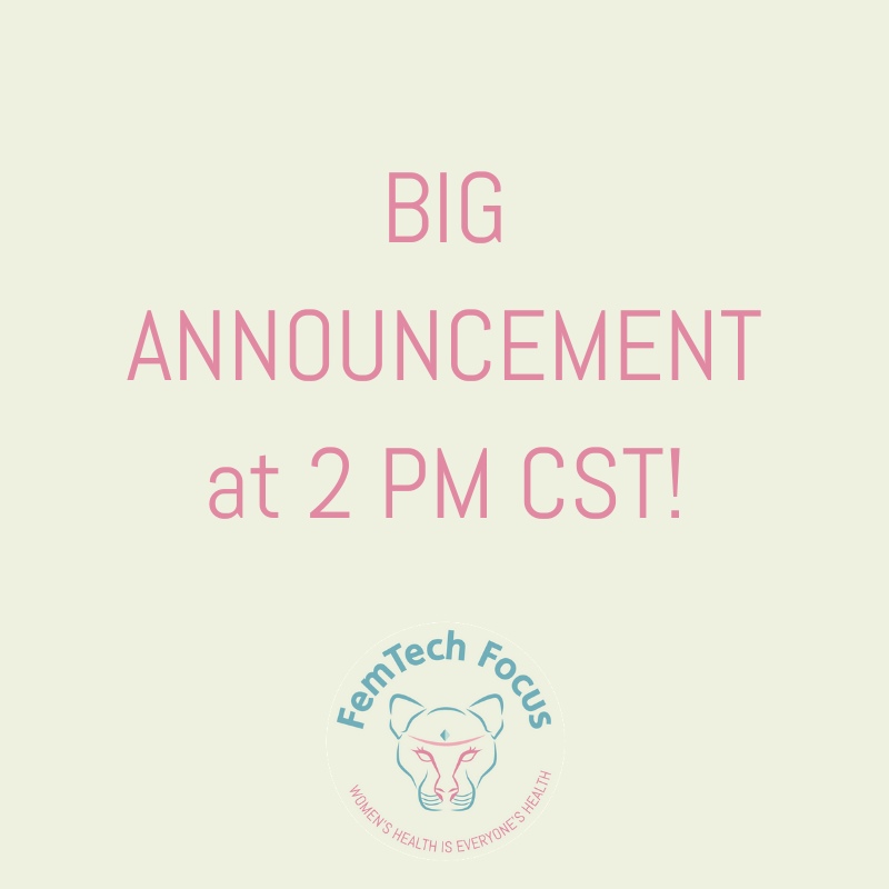 FemTech_Focus's tweet image. You don’t want to miss our amazing announcement ! 
#femtech #femtechfocus #womenshealth #innovation #awareness