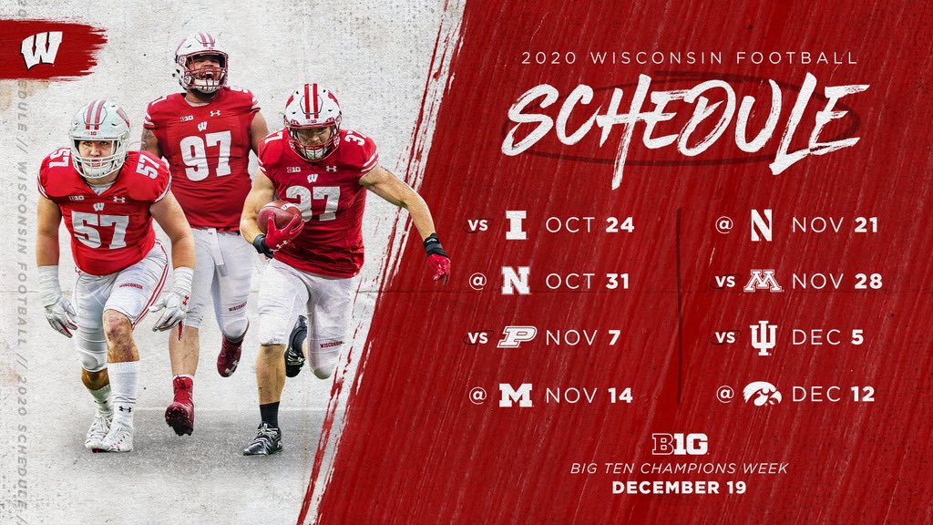 Wisconsin Football On Twitter The Schedule Is Set Onwisconsin wisconsin football on twitter the