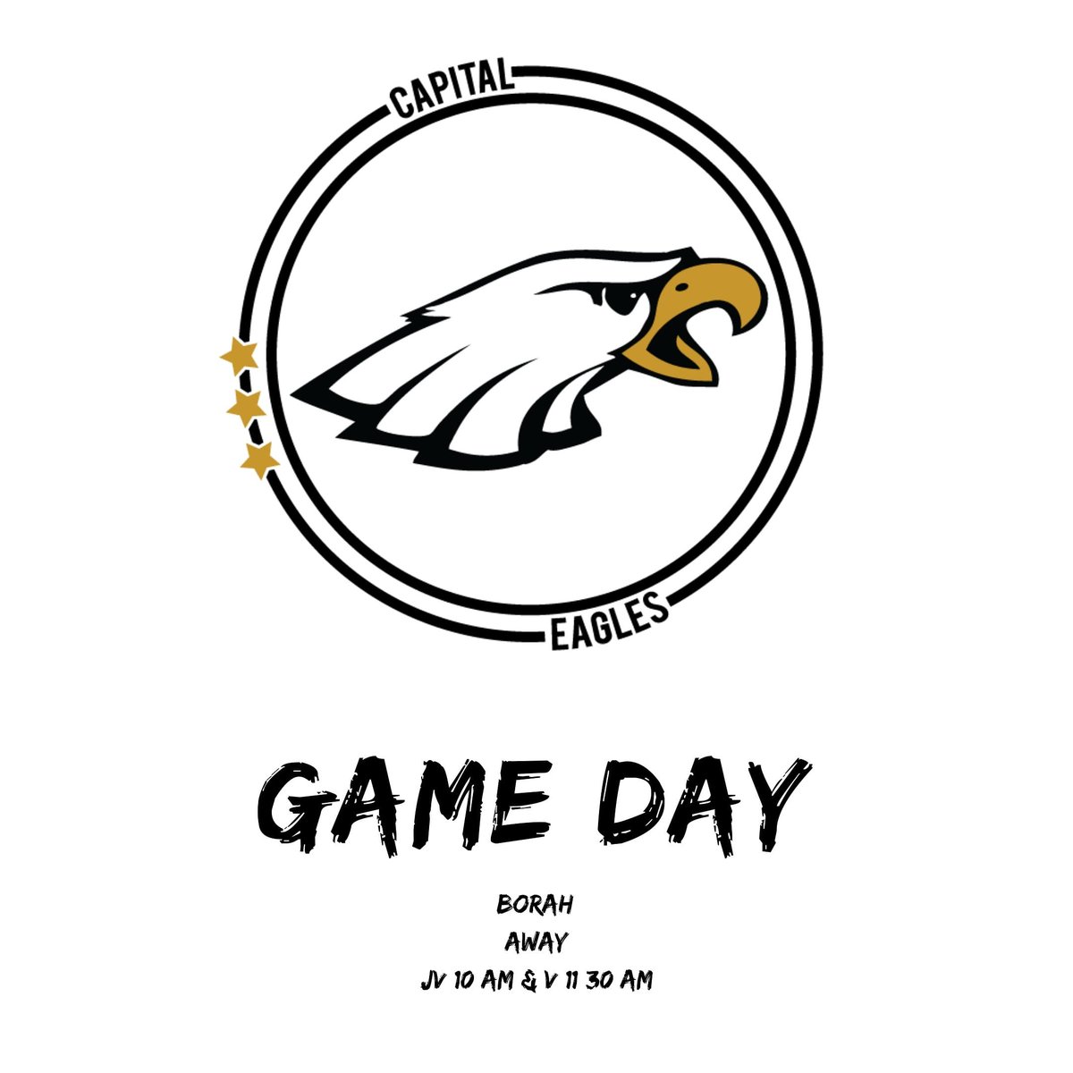 CapitalHS_BSOC's tweet photo. #CHSBSOC It's GAME DAY! Let's Fly. https://t.co/XDqip5oxBd