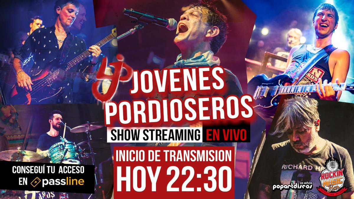 Se viene una tremenda noche pordiosera! 🔥
<a href="/jpordioseros/">Jovenes Pordioseros</a> por primera vez  SHOW EN VIVO STREAMING 🔴 
HOY! Sábado 19 de septiembre - 23hs
👉🎫 conseguí tus accesos en: bit.ly/LJPstreaming19…