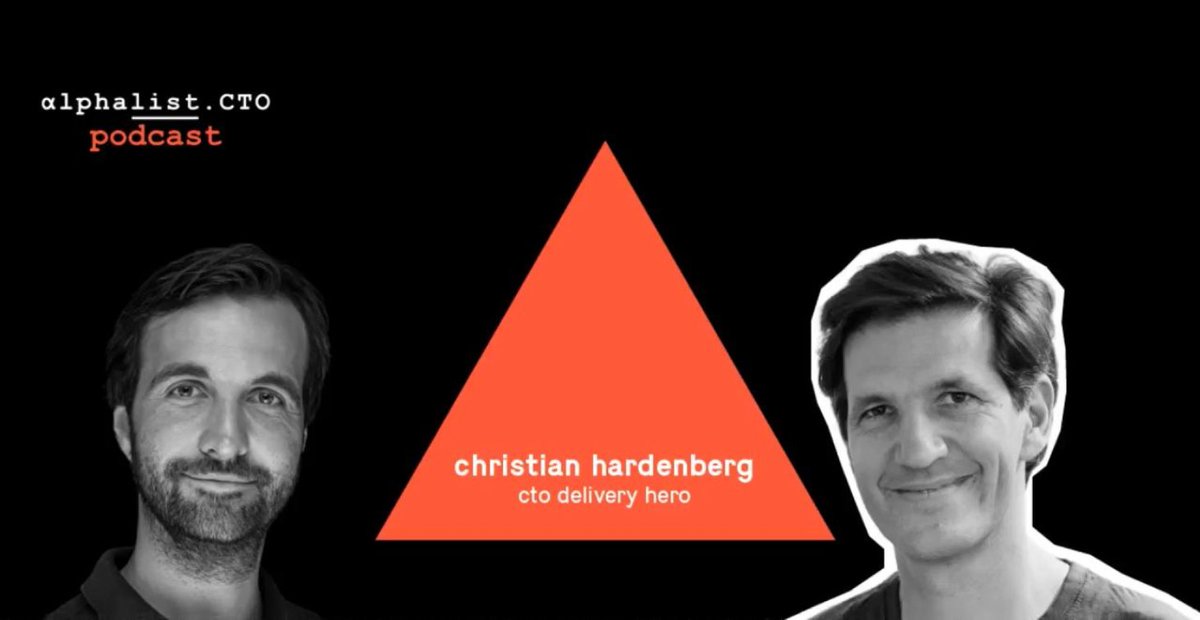 SigOsterrieth's tweet photo. Our CTO Christian Hardenberg just participated in the @alphalist CTO podcast! Tune in to hear how @deliveryherocom’s engineering organization @Tech_DH scaled from 200-2000 people.
🔊 Apple: https://t.co/Y7Sz0nvaTW
🔊 Spotify: https://t.co/qfdaKoIg6c
#TastyTech #likeheroes https://t.co/Pi7RiElXHA