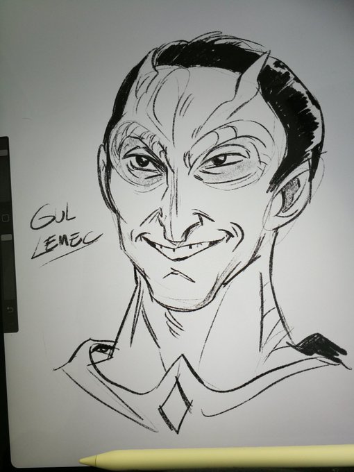 This slinky ass Cardassian from #Startrek #TNG 