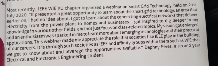 ClarisNadini's tweet photo. So, in our today's episode of #AStoryADay with #Queengineers, we meet Cynthia Thuo who is one of the Pioneers of IEEE KU Branch. The two major thing highlighted was the importance of making Engineering as closely relatable as possible through mentors and students experiences. https://t.co/R0h6vvZiDp