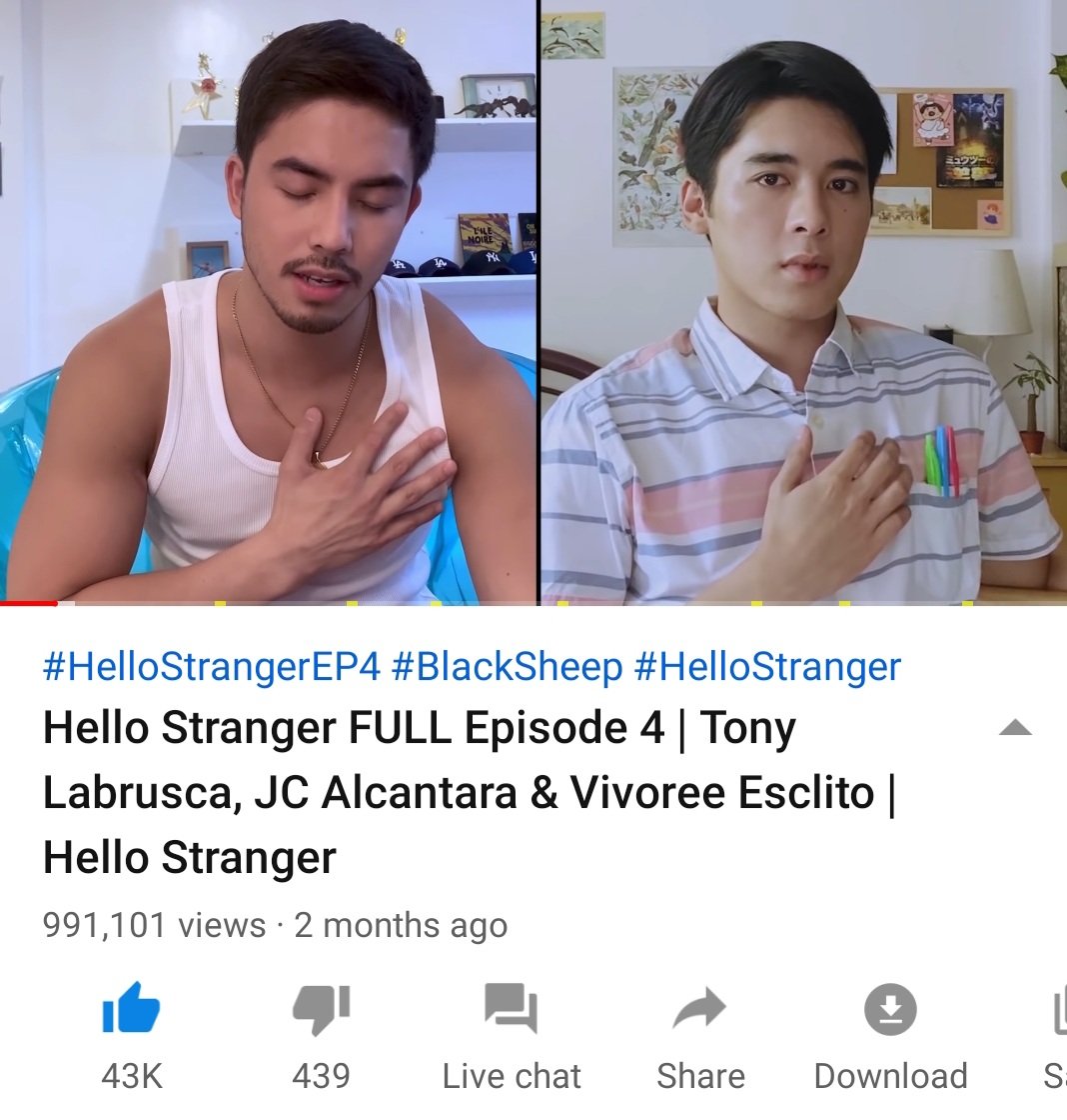 swingtime16's tweet image. Yay pwede na numbers at emojis! 😂 

For those looking for something to do tomorrow, #HelloStrangerEP4 is less than 9000 views away from hitting the 1M mark on youtube. Maybe we can all watch it again.