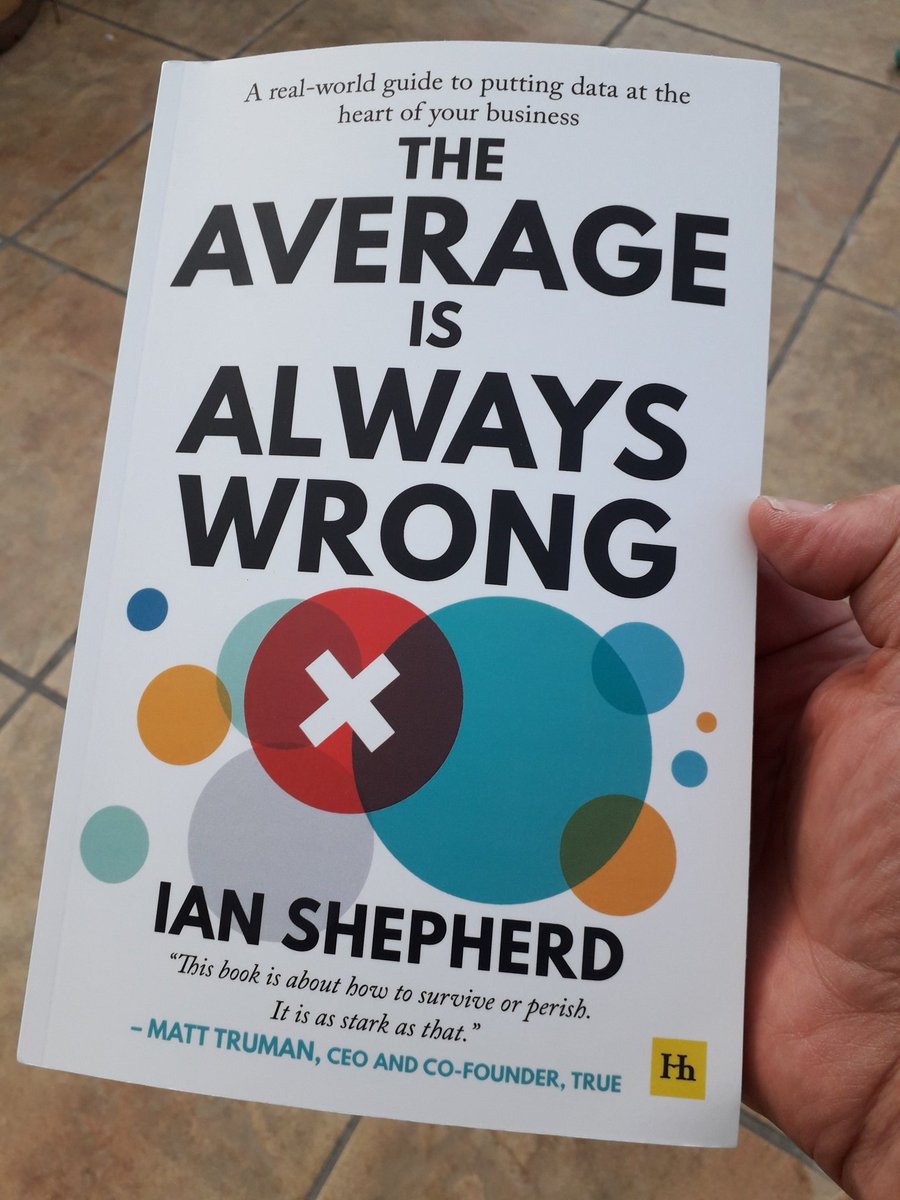 Getting stuck into this today, thanks @IanAShepherd! 50 pages in and really enjoying it. #datadrivenretail