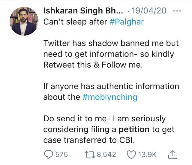 Can't sleep after  #Palghar But he is still sleeping, no petition filed in the Court, no pressure put on Maharashtra Gov for CBI enquiry. Everyone knows Swαmy is close to Shivsena and never speaks a word against them.He fooled Hindus for one more time