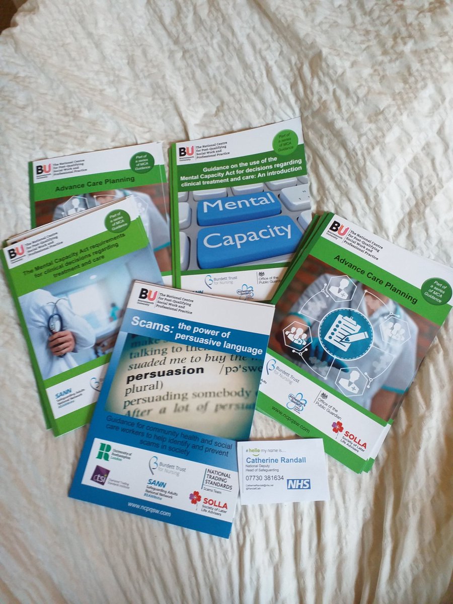 Chelleefarnan's tweet photo. #SANNnhs Thank you Catherine for the speedy dispatch of these really helpful MCA guides #MCA_LPS https://t.co/ht86iYHLg4