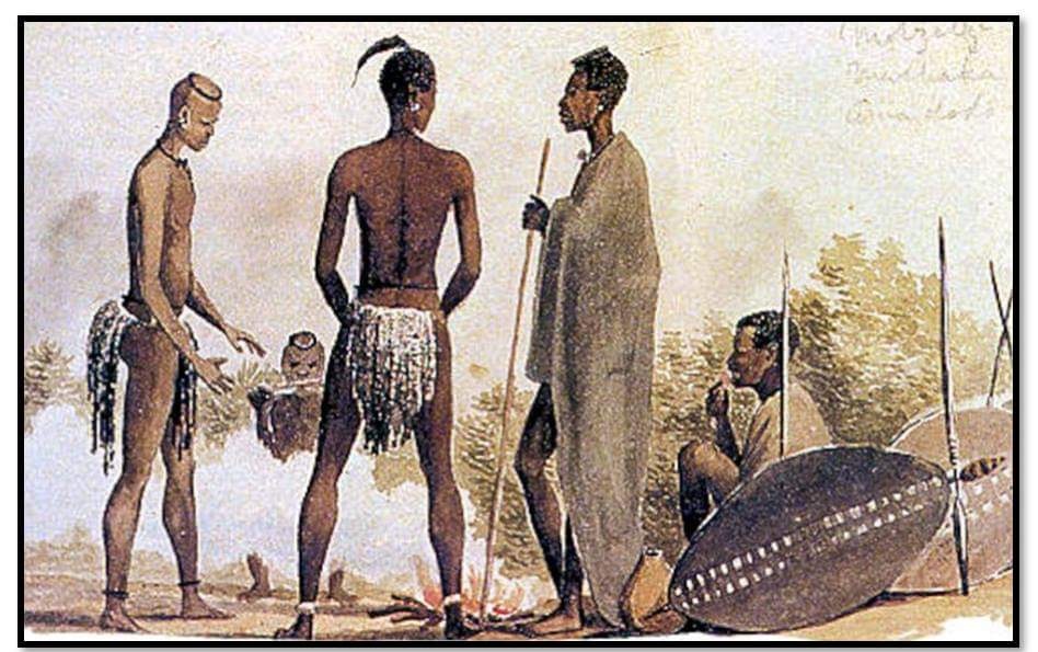 According to one account, his son and all the chiefs who had chosen him were put to death on his orders. A popular belief is that they were executed by being thrown down a steep cliff on the hill now called Ntabazinduna [hill of the chiefs].