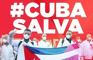 Inpsasel_vzla's tweet photo. Felicitaciones al Contingente Médico #HenryReeve, en su aniversario 15, fundado por #Fidel. Los integrantes de las #BrigadasHenryReeve son defensores de la salud y la vida, demuestran la vocación humanista del  heroico pueblo cubano
 #CubaPorLaVida
 https://t.co/NwkNpDvh2l