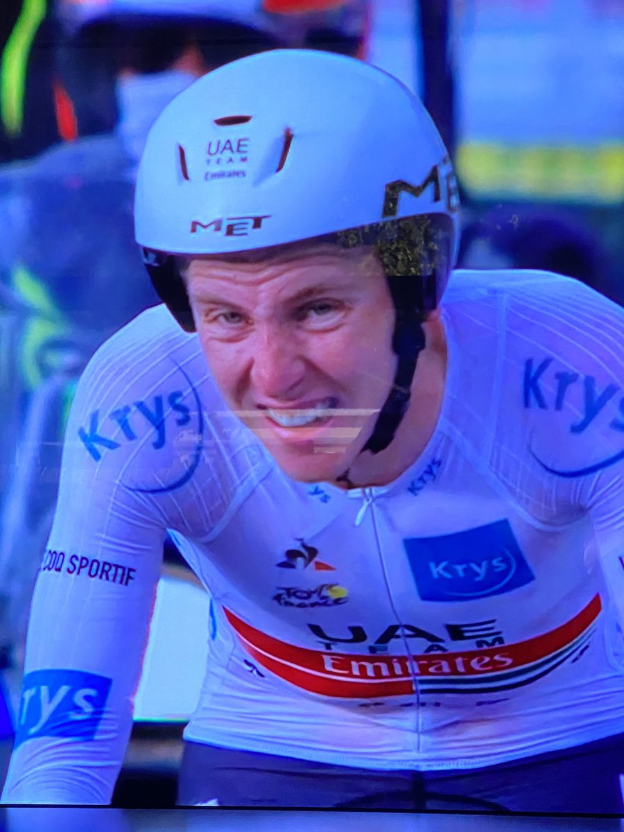 ariise's tweet photo. Sjukaste #TDF2020 etappa eg har sett.  #pogacar tek gul, klatre og ungdomstrøya i ein smekk!!! https://t.co/UTkAqarIoA