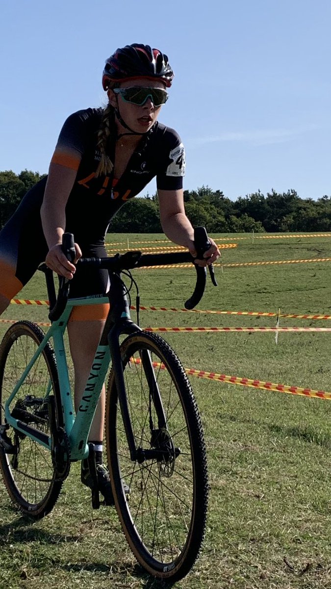 RutterfordMini's tweet photo. A very well deserved 2nd place for Mia in the U16 girls Cyclocross race at Haughley today. This girl is on fire at the mo and is way ahead of girls that left her behind last year! #superhardtrainingispayingoff#100%commitment#thisgirlcan ❤️🚴🏻‍♀️🔥#rollonthenationals#goMimigo https://t.co/tNdG25ZJgQ