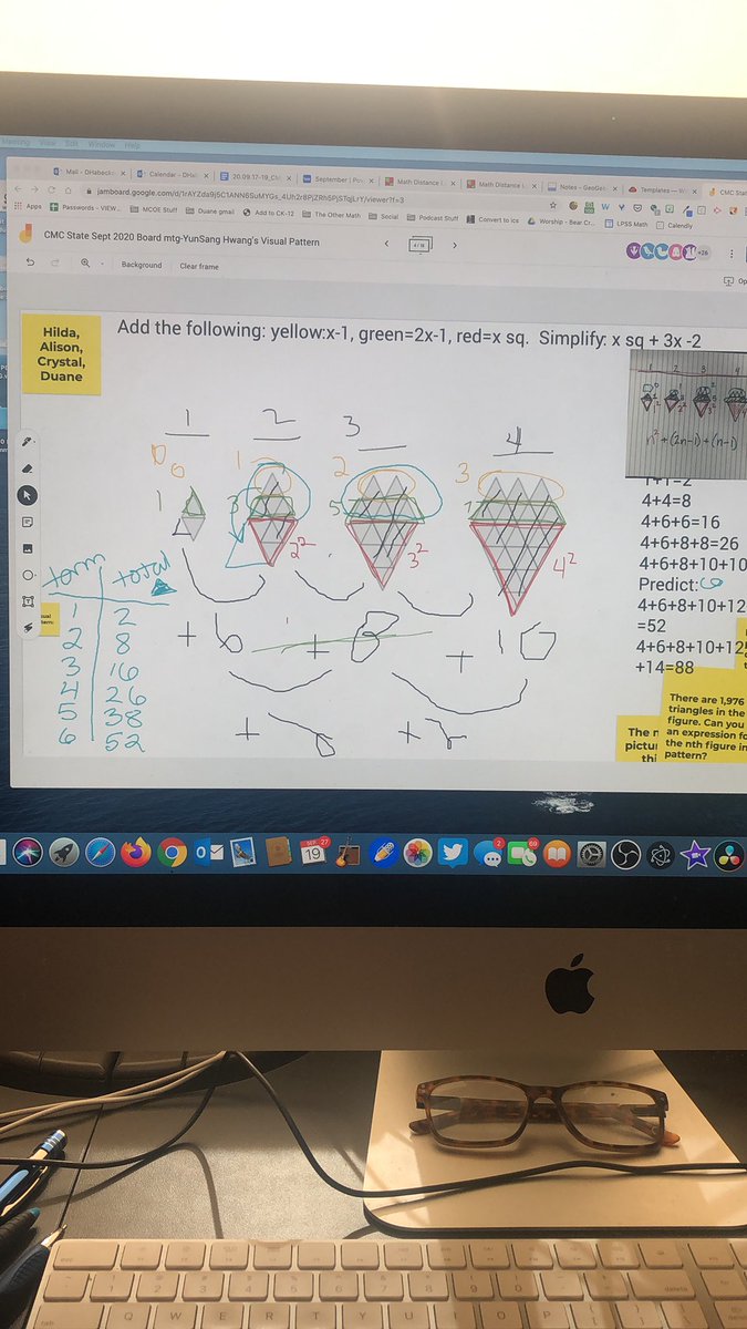 Dᴜᴀɴᴇ Hᴀʙᴇᴄᴋᴇʀ (@dhabecker) on Twitter photo Doing math with my <a href="/CAMathCouncil/">CMC - CA MathCouncil</a> friends. We saw so many different patterns.
Just a reminder that we math teachers need to do math simply for personal enjoyment...just like ELA teachers recreationally read.
#RecreationalMath Doing math with my <a href="/CAMathCouncil/">CMC - CA MathCouncil</a> friends. We saw so many different patterns.
Just a reminder that we math teachers need to do math simply for personal enjoyment...just like ELA teachers recreationally read.
#RecreationalMath