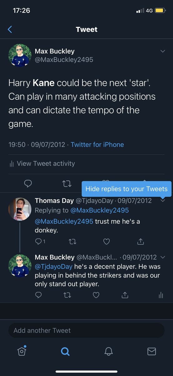 MaxBuckley2495's tweet photo. Flashback 8 years when scout Max predicted Kane’s success... @Tom_J_Day do you still think he is a donkey?
#donkey #kane #scout #player https://t.co/6rOCRPEze6