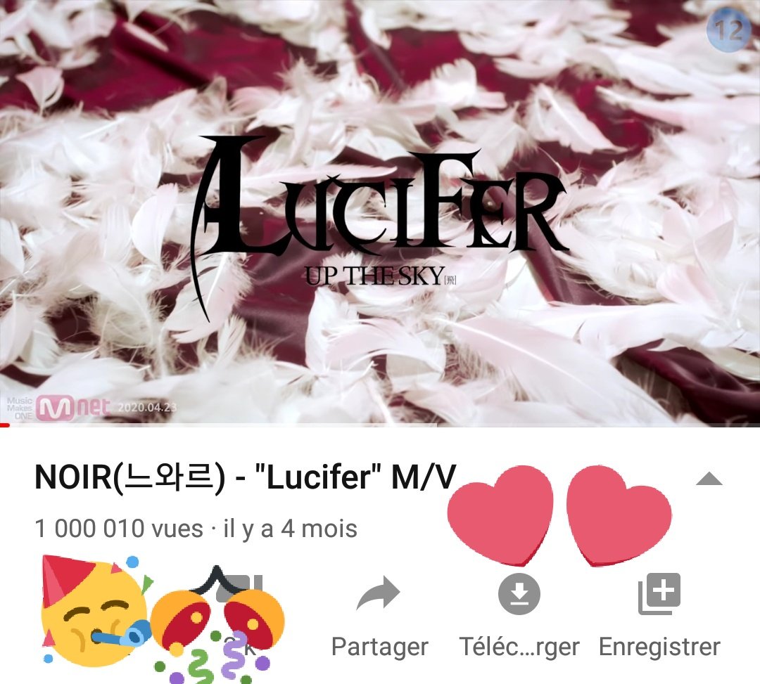 Siha_Fanbase's tweet photo. 🇫🇷 "Lucifer1M" 🎉🔥
Merci à toutes les lumies qui ont streamer avec amour "Lucifer" 👏👏
Record du défi "Streaming Party"
20515 vues en une semaine 🎉🔥👏
🌟 Lumies 🌟 FÉLICITATIONS vous êtes les meilleures 🎉🎉💗💗
#NOIR #느와르 #Lucifer1M #streamLucifer #LumièreWithNoir https://t.co/RePtgXGcEJ