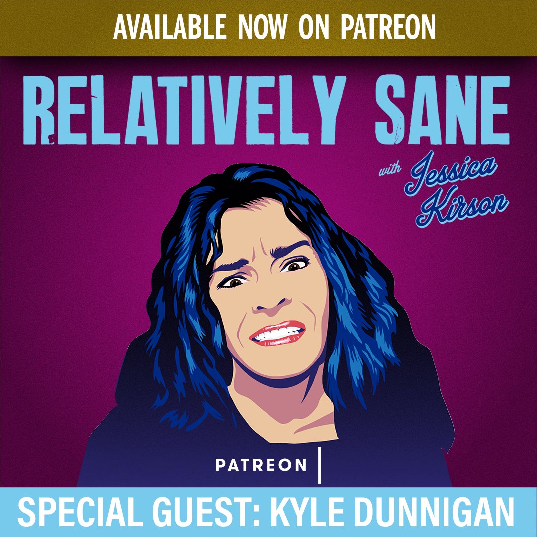 Next week's episode is available early for Patreon subscribers! Listen to <a href="/kyledunnigan/">Kyle Dunnigan</a> chat with host <a href="/JessicaKirson/">Jessica Kirson</a> on <a href="/sane_podcast/">Relatively Sane Podcast</a> by subscribing at Patreon.com/JessicaKirson
.
.
.
#JessicaKirson #podcast #patreon #comedy #KirsonPerson #KyleDunnigan