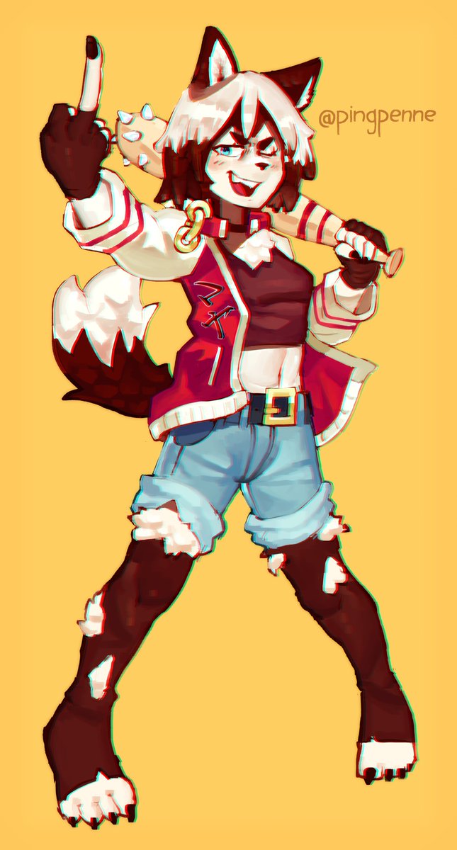 pingpenne's tweet photo. Maya!!! She will f@*k your shit up!!! 

#anthro #digitalart #digitalpainting #originalcharacter #characterdesign https://t.co/yImz72L2IR