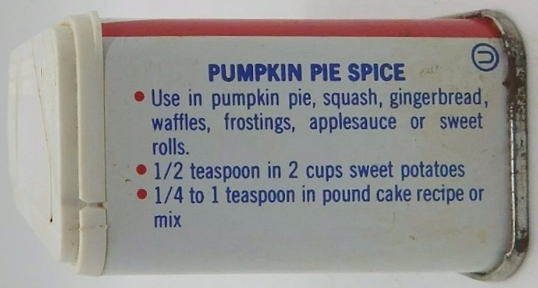 Quick Coffee Rolls recipe and pumpkin pie spice tips (McCormick, ©1977)