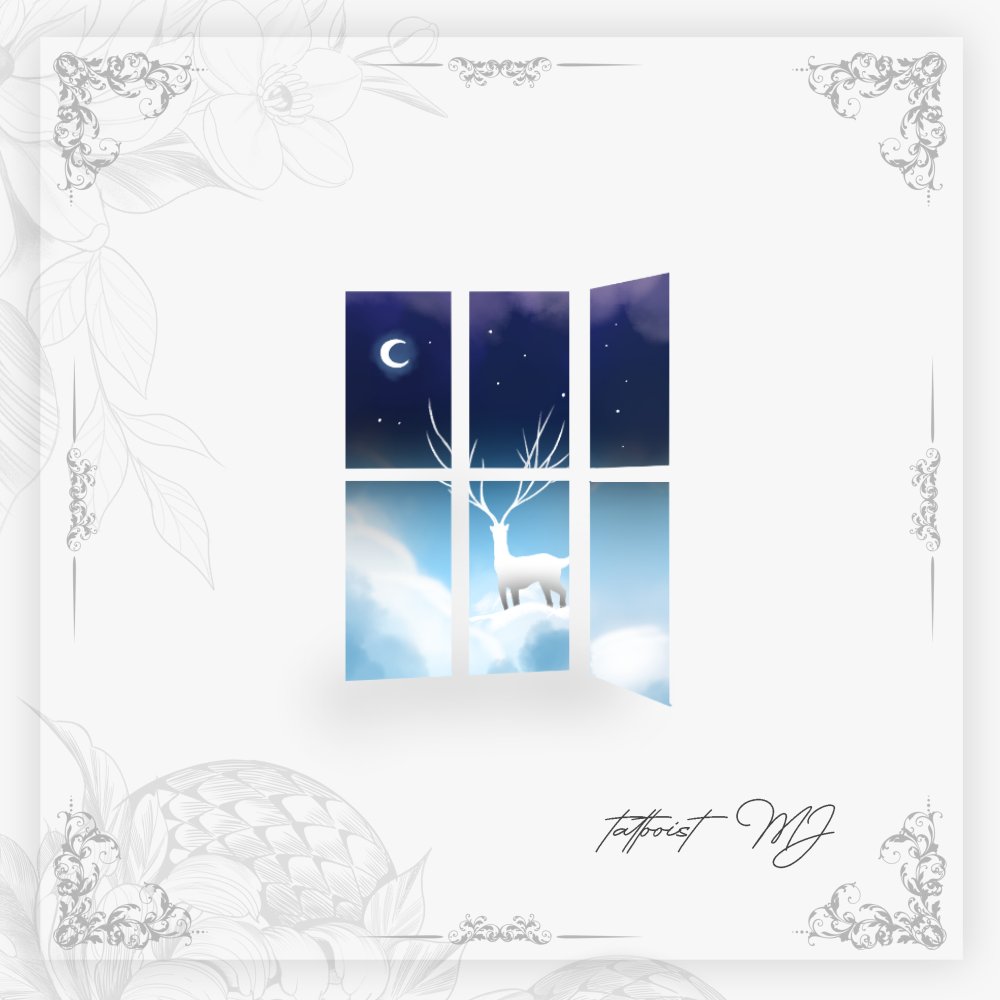 창문 틈에 비치는🌗🌤️

밤과 낮 하늘 중간에 있는 사슴 신 도안입니다.

크기는 5cm 이상부터 작업합니다.🌙