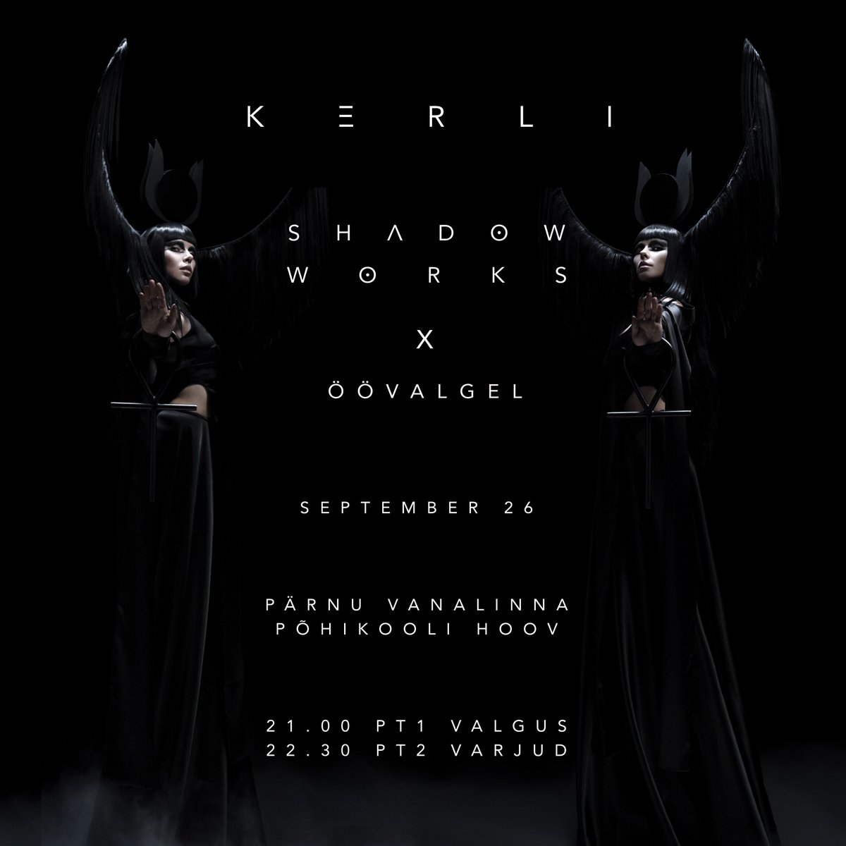 Kerli On Twitter Shadow Works Ceremony X Light Festival Oovalgel 26th Of September Parnu Estonia Hope To See All My Moon Children There X Https T Co Timzag5mnh