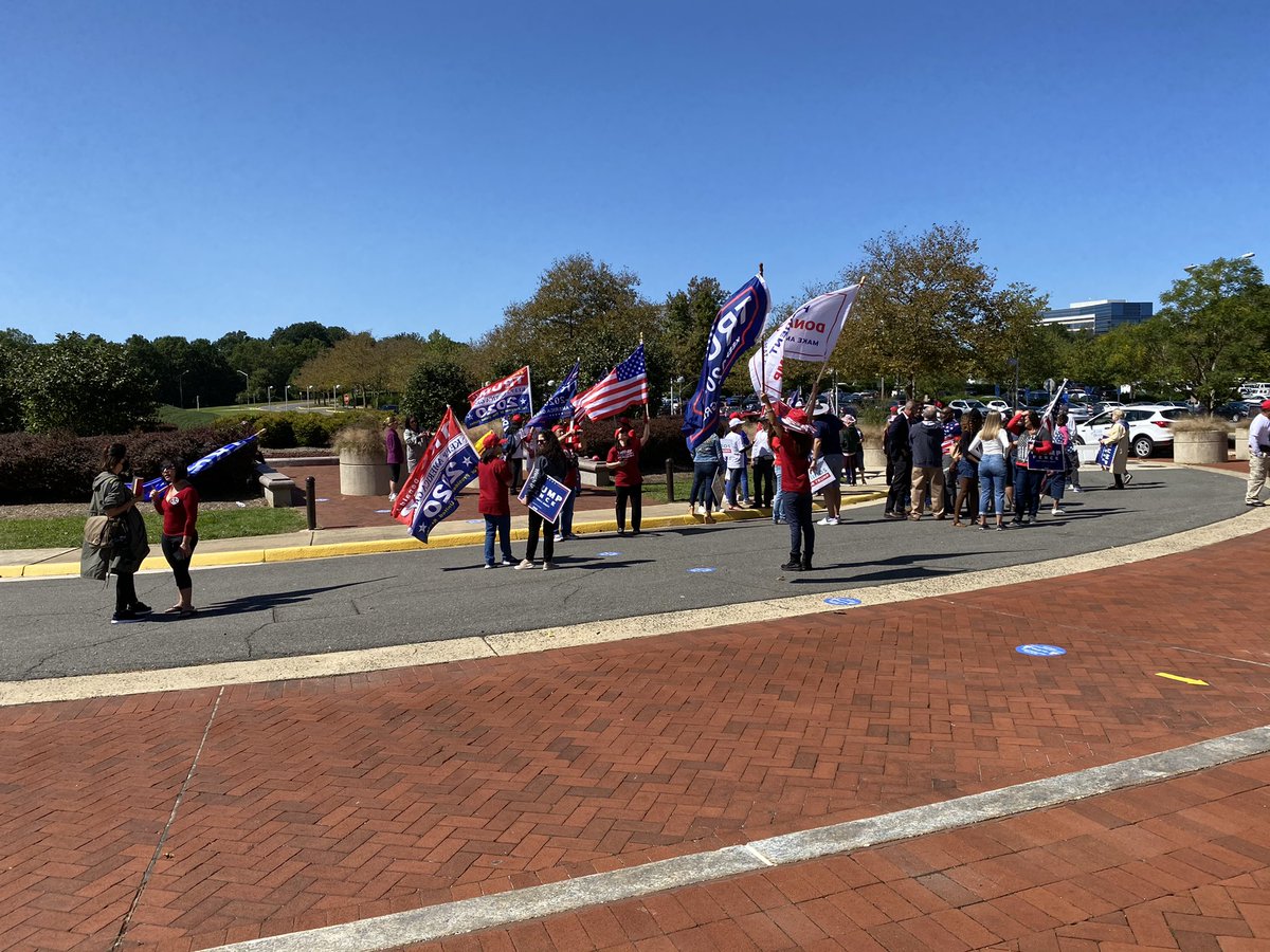 As you can see none of them are wearing Masks   #MAGA  #EarlyVoting  #Virginia