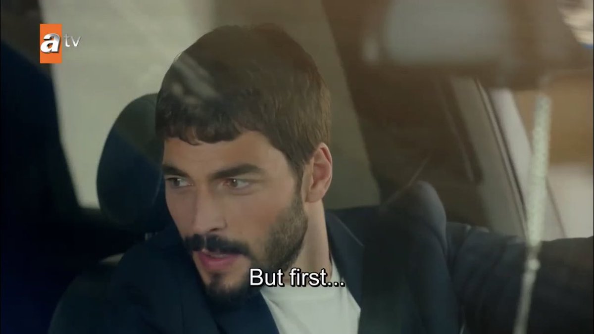 i legit thought he was gonna say “make out session in the car” for a moment i’m not gonna lie  #Hercai  #ReyMir