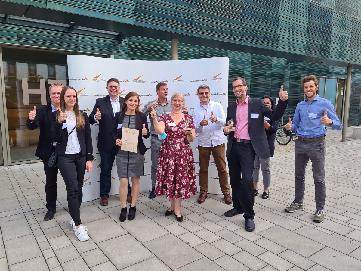 Wir haben heute den deutschen #Solarpreis erhalten. Vielen Dank <a href="/EUROSOLAR_D/">EUROSOLAR e.V.</a> <a href="/EANRW/">R1</a>