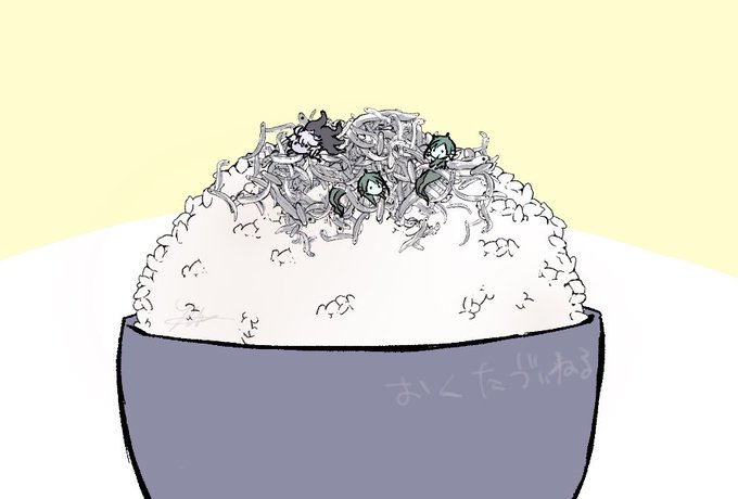 「黒髪 茶碗」のTwitter画像/イラスト(古い順)