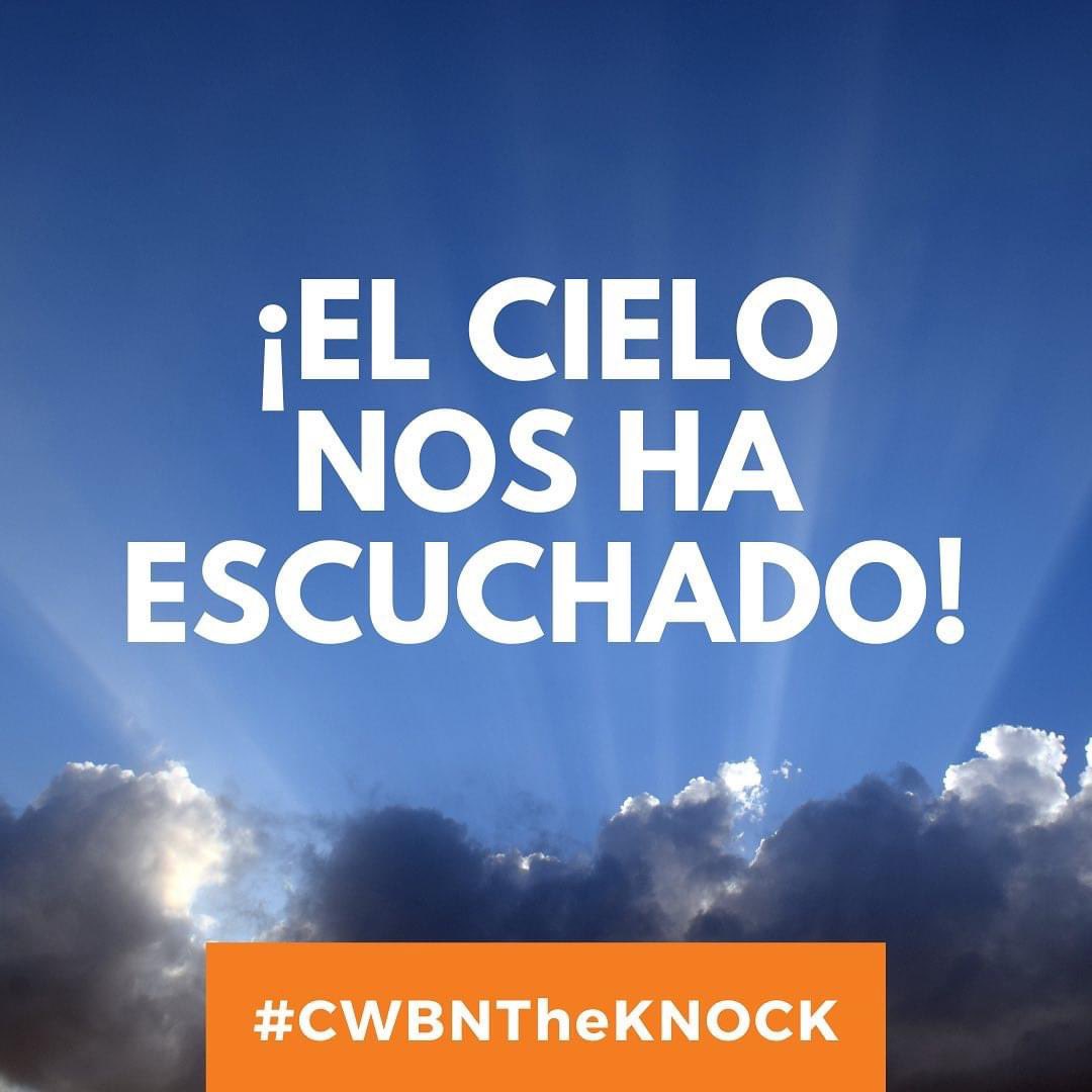 CongressWBN's tweet image. WE HAVE KNOCKED! HEAVEN HAS HEARD!
#CWBNTheKNOCK