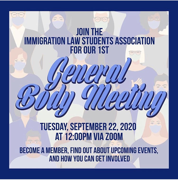 STU_ILSA's tweet photo. @StThomasLaw join ILSA this Tuesday Sept. 22 @12pm for our General Body Mtg! Email ILSA@stu.edu for Zoom link. #stulaw https://t.co/6oIc6xtneA