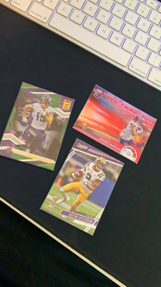 Vikings WR lot (Thielen are both parallels) $3 total