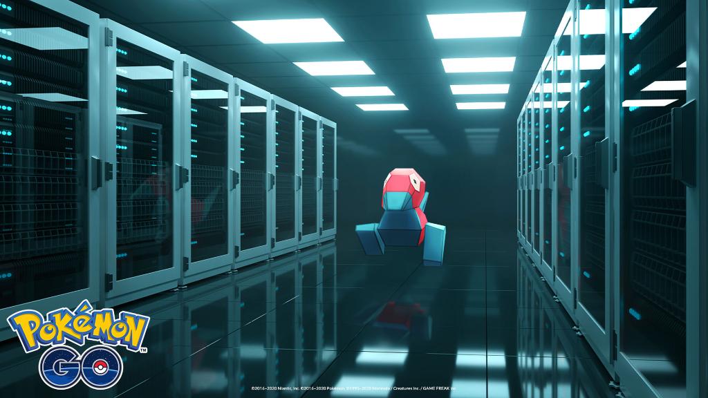 PokemonGoAppLA's tweet photo. Prepárense para otro #PokemonGOCommunityDay emocionante con estos fondos de videochat con temática de Porygon. ¡Disponibles para descargar gratis! https://t.co/Ybb59KgHcd