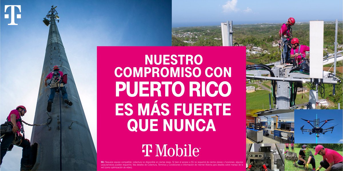 A tres años de María, agradecemos a los héroes que ayudaron a restaurar a 🇵🇷. Y a nuestro TEAM💗, quienes trabajaron incansablemente para hoy darles la red 5G con mayor cobertura en Puerto Rico, manteniéndote conectado.