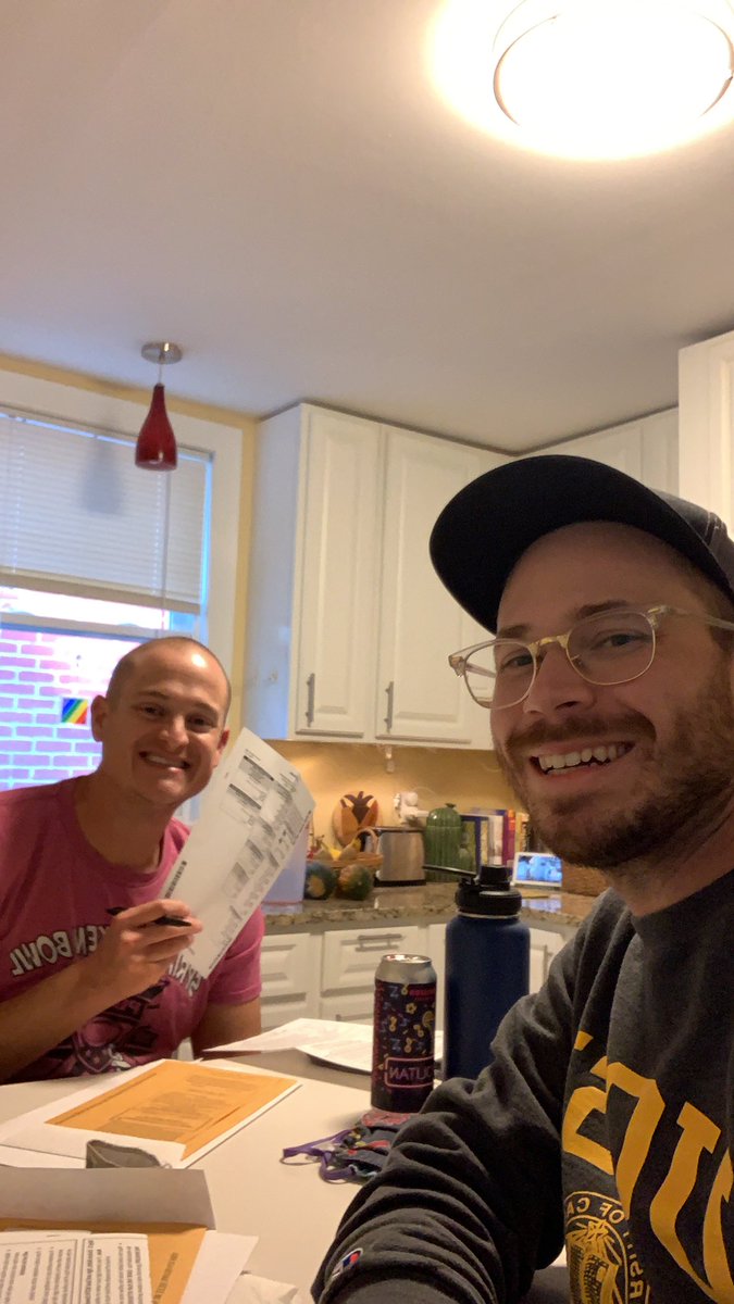 soilshepard's tweet photo. Well the past 24 hours have sucked, RGB passed away and both of my lab spaces flooded but one positive thing we can do is vote!! https://t.co/MRbTu6mR0A