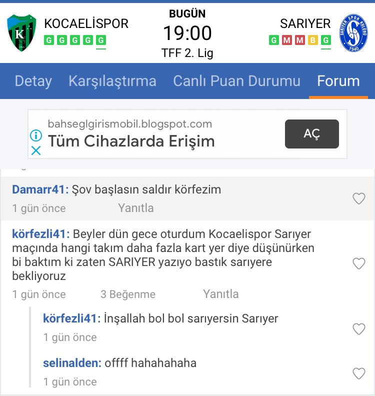 Aynen erkekler mizahdan anlamaz