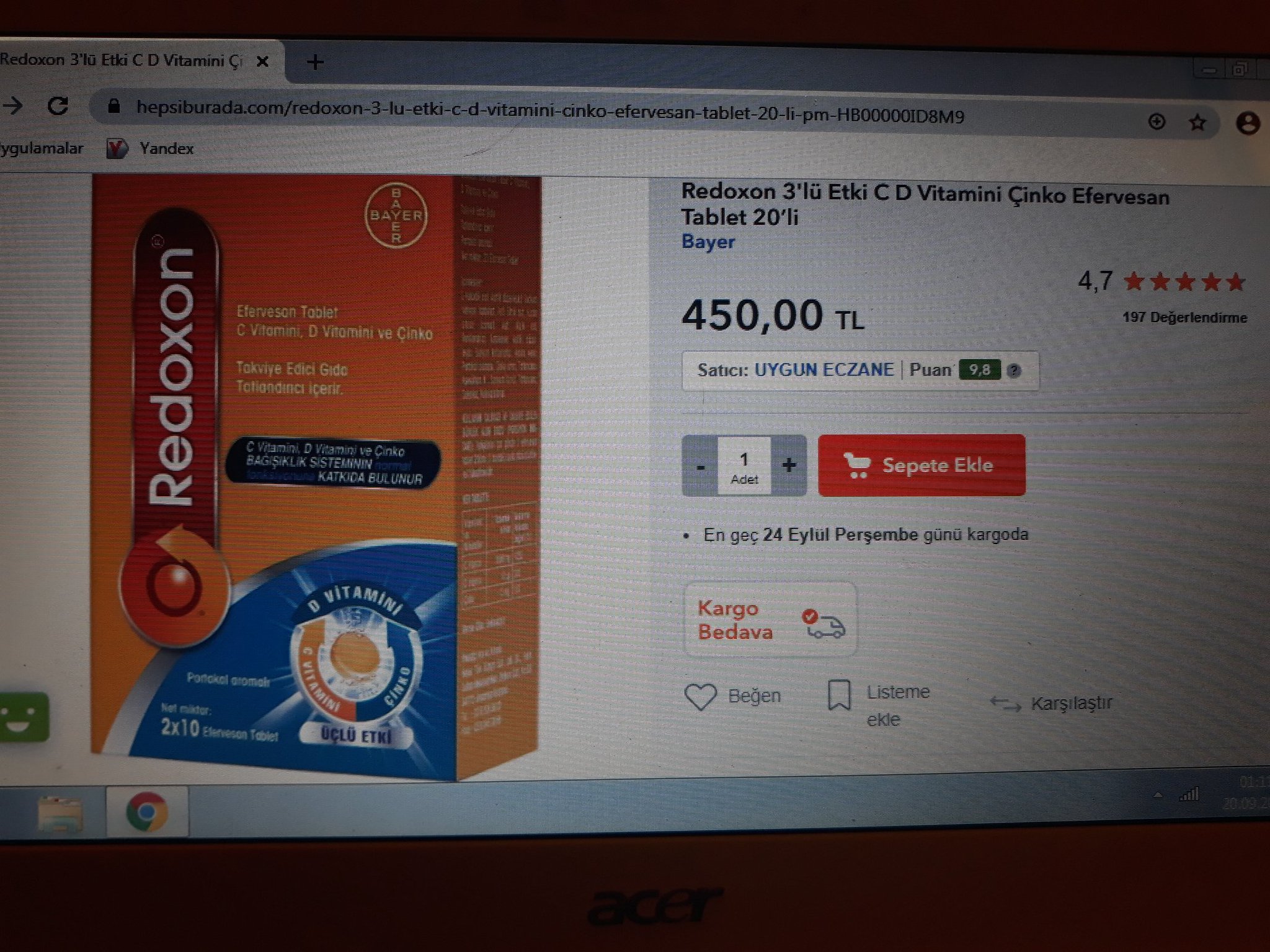 Immuzinc Tablet Fiyati Taksit Secenekleri Ile Satin Al