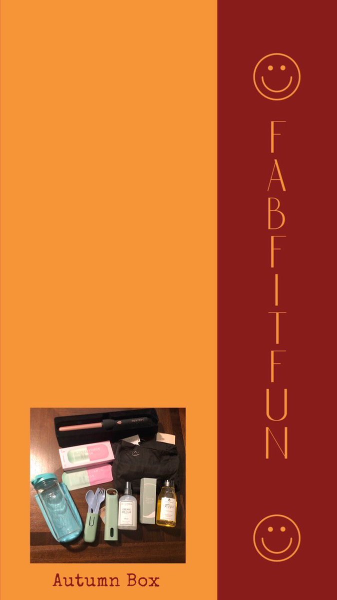 kimicka13's tweet image. FABFITFUN
#fabfitfun #fabfitfunfallbox #fabfitfunautumn