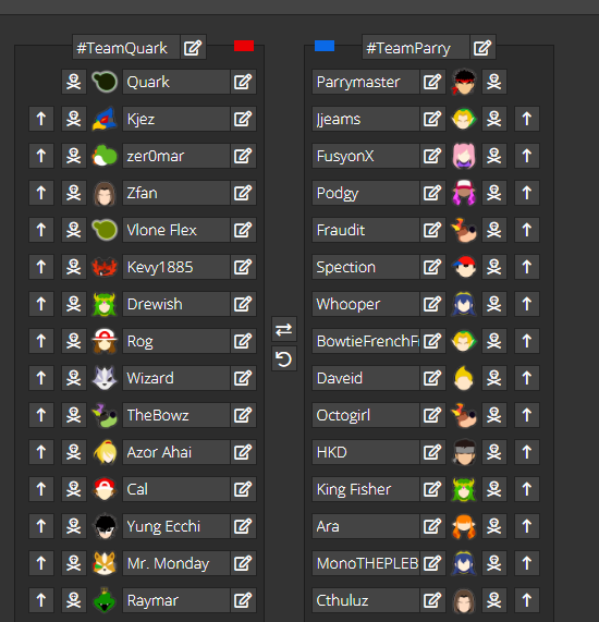 K_Jez1's tweet photo. Assuming everyone goes their mains heres the teams for todays crew battle #TeamParry and #TeamQuark . Gonna be a wild crew battle. Starting at 7 on my stream!
https://t.co/7nwKPwLnd7 https://t.co/d0fhixEkCf