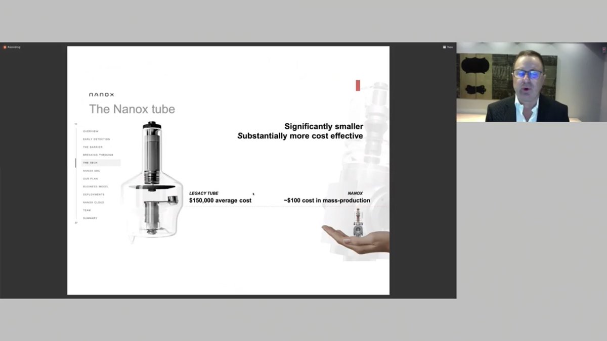 W/  $NNOX ‘s tube IP costing $100 vs. $150,000 alternative, + 2  $GE high-ups on  $NNOX advisory board... feasible to think licensing could be fruitful as well... but that’s speculation folks! 