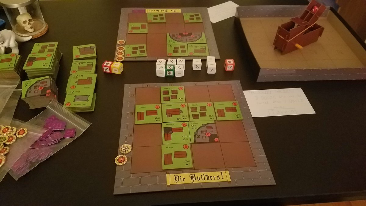 DieBuilders1's tweet photo. Finally got to try out a two player version. Verdict: it's just as fun!
🎲
#boardgames #dice #games #diebuilders #catapult #dicecatapult #tabletop #unpublished #unpublishedgames #boardgametesting https://t.co/26kGC8B3oG
