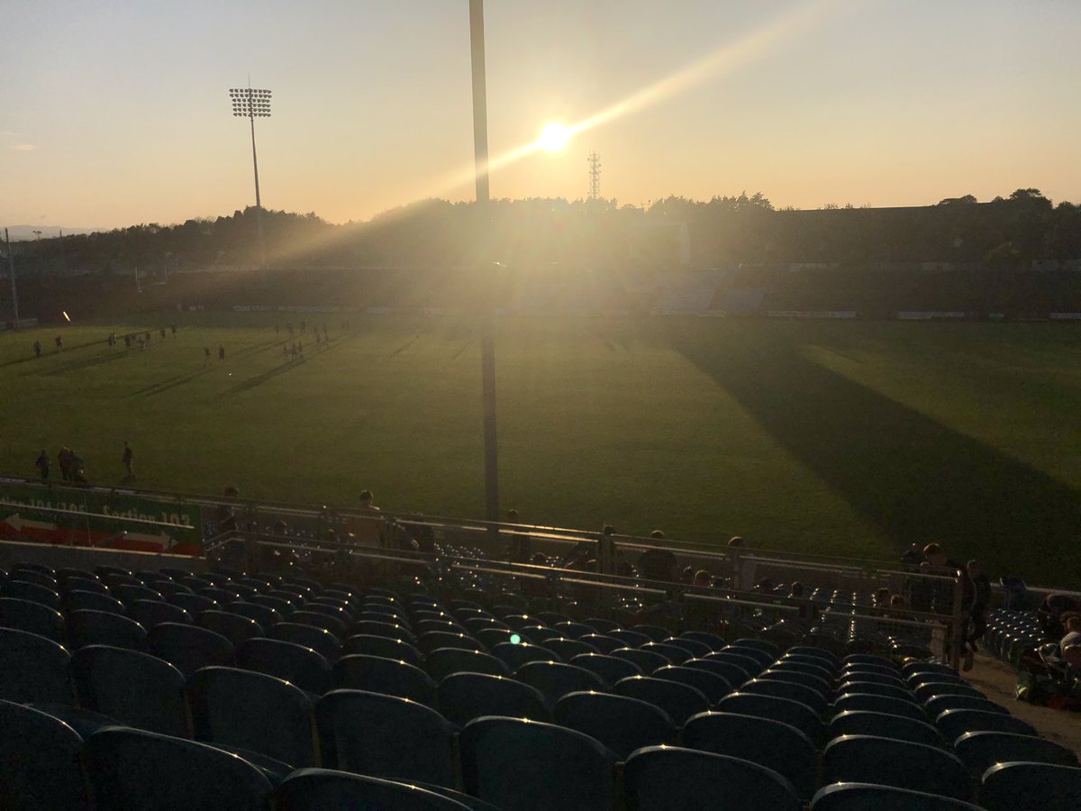We miss our supporters so much on a night like tonight, an eerie feeling as the sun sets on an empty McHale Park not having our 16th man in the stands shouting on our Men, but we know you’re there shouting at the TV or Radio, or waiting for the next WhatsApp #coillteabu <a href="/MayoGAA/">Mayo GAA</a>
