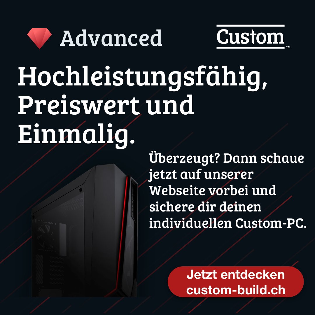 Haben wir dich neugierig gemacht? Dann freut sich das Custom-Team auf deinen Besuch auf unserer Webseite. custom-build.ch