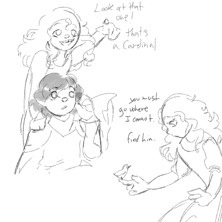 Wegjeb some more,, I'm imagining a whole scene but I'm not sure to even do it but you have these doodles jcxjocjp