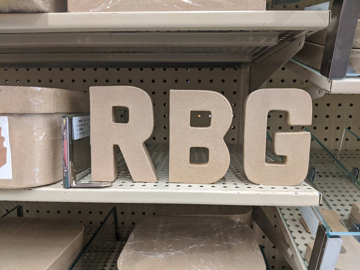 LS_Science_Mom's tweet image. I notice a new storefront. Hobby Lobby. Nope. I can't just ignore it. Just some little thing to honor this amazing life that we have lost. Petty perhaps, but maybe it made someone smile, someone have hope. #smallactsofresistance #RIPRBG #RuthBaderGinsburg #RBG #RBGRevolution