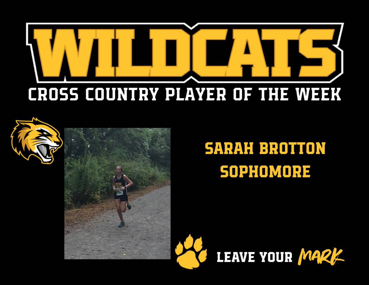 Proud of this week’s runner of the week, Sarah Brotton! Way to work hard Sarah🐯🐯💛🤍🖤🌟 <a href="/hxhsprincipal/">Hixson High Principal</a> <a href="/Hixson_HS/">Hixson High School</a>