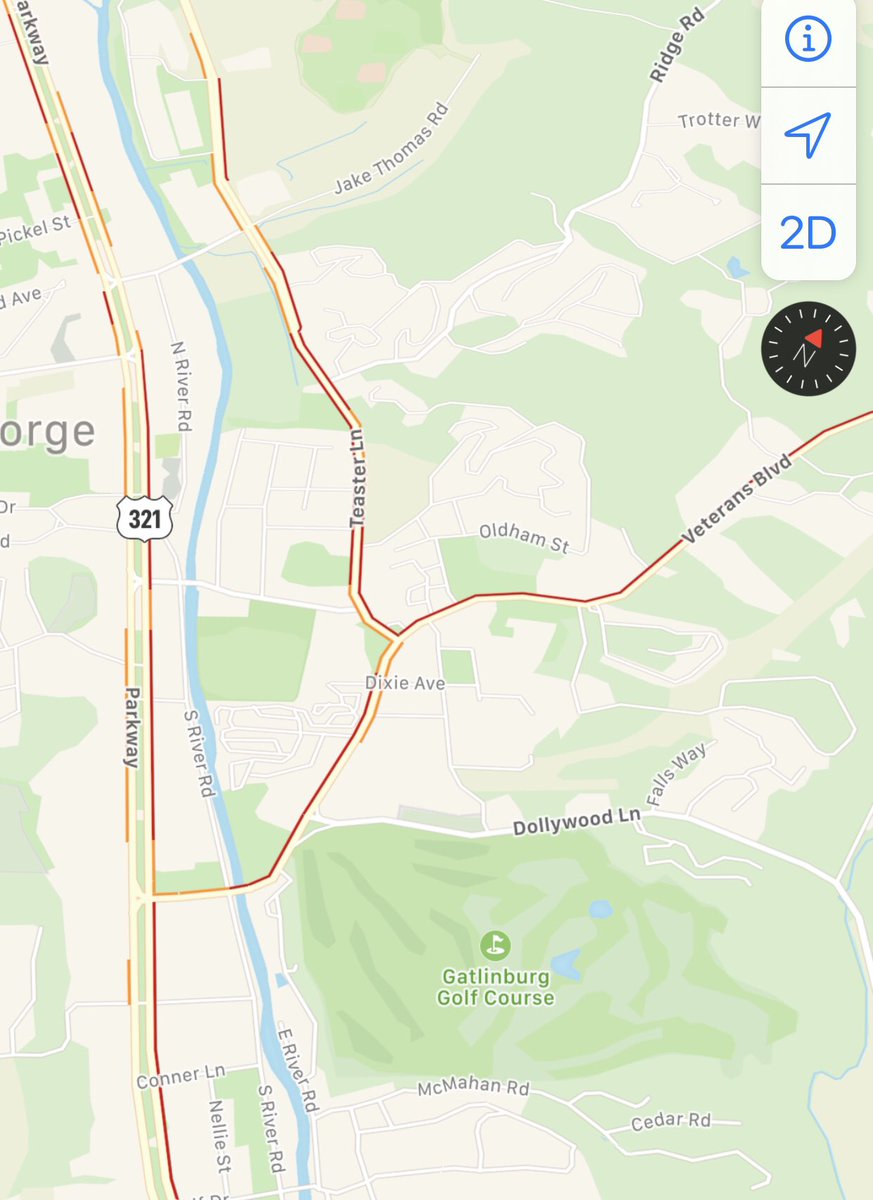 TheJeffCate's tweet image. Glad we’re not heading towards the parkway when we leave @Dollywood later 😬 #RodRun